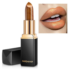 Shiny Metallic Lipstick Pearlescent Color