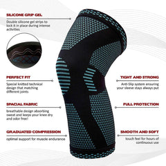 Sports Knee Pads - Knitted Protection for Sports | Aniron Shop