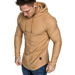 Men Hoodie Sweatshirt Casual Long Sleeve Slim Tops