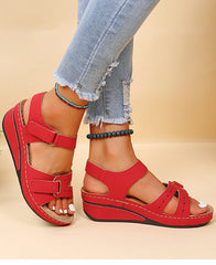 Summer Velcro Platform Shoes - Women's Footwear