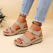 Summer Velcro Platform Shoes - Women's Footwear