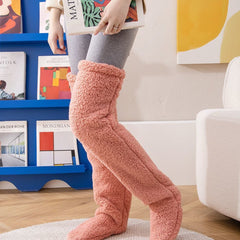 Over Knee High Fuzzy Long Warm Socks