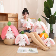 Carrot and Strawberry Turn Into Rabbit Toy For Girls